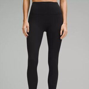 Lululemon Wunder Train High-Rise Ribbed Tight 28" Black Size 2